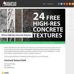 24 Free High-Res Concrete Textures