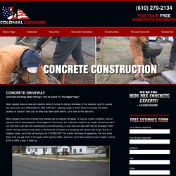 Concrete Driveway Paving King of Prussia PA