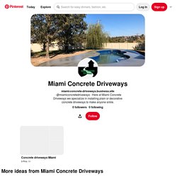 Miami Concrete Driveways (miamiconcretedriveways) - Profile