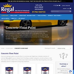 Concrete Floor Paint - Exterior Concrete Paint