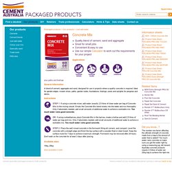 Cement Australia - Top-rated Concrete Products for Industry and Solutions