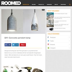 DIY: Concrete pendant lamp Roomed