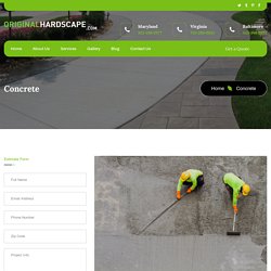 Concrete Experts Serving Baltimore MD