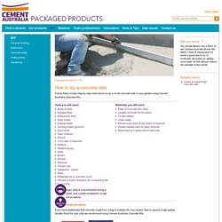 Leading Enterprise Cement Goods and Professional Guides on How to Cement