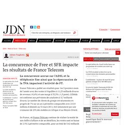 La concurrence de Free et SFR impacte les résultats de France Telecom