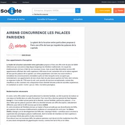 AirBnB concurrence les palaces parisiens - Actualité Societe.com