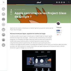 Apple concurrence les Project Glass de Google ? - iFeed
