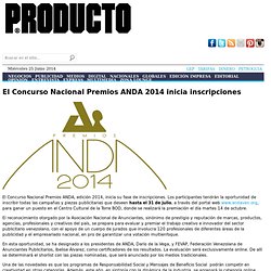 El Concurso Nacional Premios ANDA 2014 inicia inscripciones