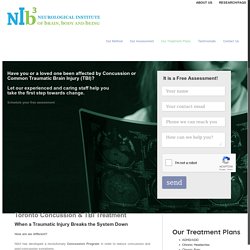 Find Best Concussion Treatment and Brain Injury Rehab in Toronto at NIb3