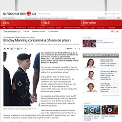 Bradley Manning condamné à 35 ans de prison