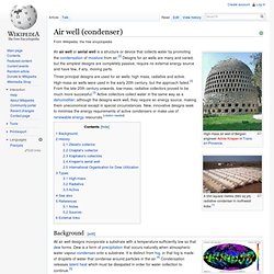 Wikipédia - Air well (condenser)