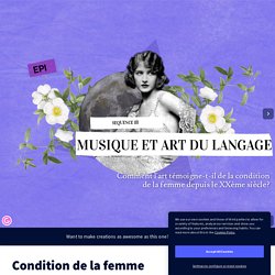 Musique et Condition de la femme par Mme Mercier