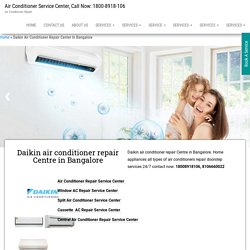 Daikin air conditioner repair Centre in Bangalore Karnataka