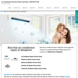 Blue Star air conditioner repair in Bangalore Karnataka