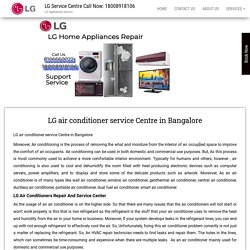 LG air conditioner service Centre in Bangalore