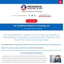 Air Conditioner Repair In Cumming, GA
