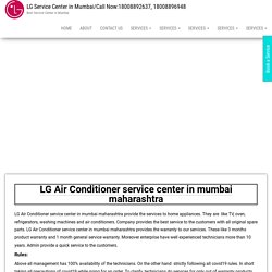 LG Air Conditioner service center in mumbai maharashtra