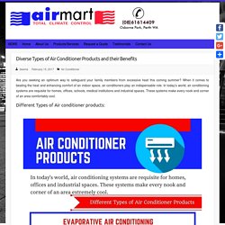 Diverse Types of Air Conditioner Products and their Benefits