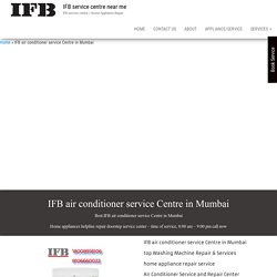 IFB air conditioner service Centre in Mumbai