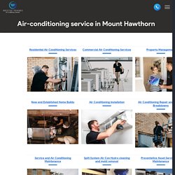 Air-conditioning service in Mount Hawthorn