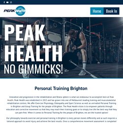 Search For Personal Training Brighton