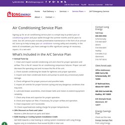 Air Conditioning Service Plans in Albany, NY