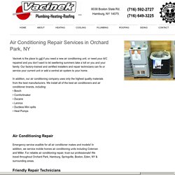 Air Conditioning Services in Orchard Park, NY