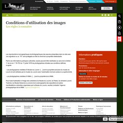 Conditions d’utilisation des images