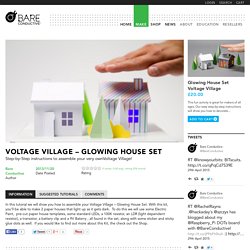 Voltage Village - Glowing House Set - Bare ConductiveBare Conductive