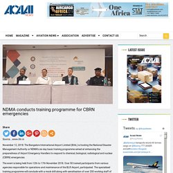 NDMA conducts training programme for CBRN emergencies