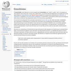 Críticas conectivismo - wiki