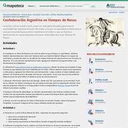 Confederación Argentina en tiempos de Rosas