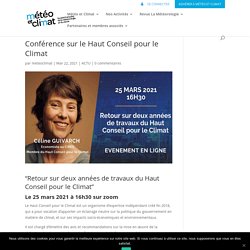 Conférence sur le Haut Conseil pour le Climat - Météo et Climat