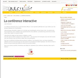 La conférence interactive