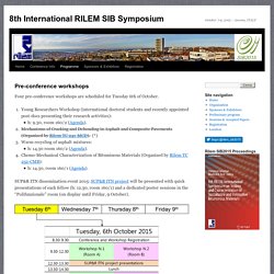8th International RILEM SIB Symposium