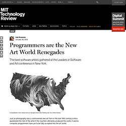 A Recent Conference Asks: Can Programmers Be Artists, Too?