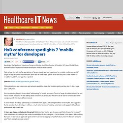 HxD conference spotlights 7 'mobile myths' for developers