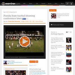 Florida State football blurring conference lines - Tallahassee Florida State Seminoles
