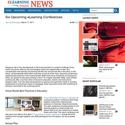 Six Upcoming eLearning Conferences