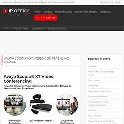 Video Conferencing Equipments Brisbane Avaya Scopia® XT