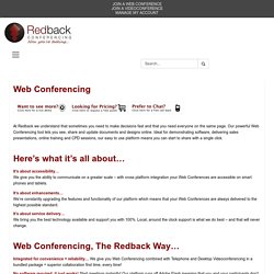 Redback Web Conferencing Providers