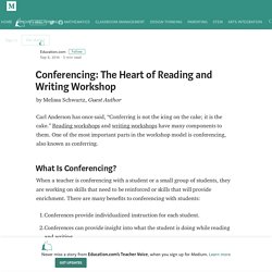 Conferencing: The Heart of Reading and Writing Workshop