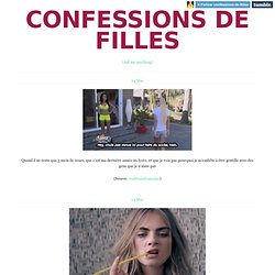 CONFESSIONS DE FILLES