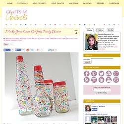 Make Your Own Confetti Party Ware