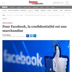 Pour Facebook, la confidentialité est une marchandise