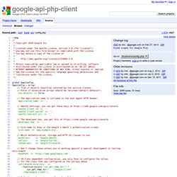 config.php - google-api-php-client - Google APIs Client Library for PHP