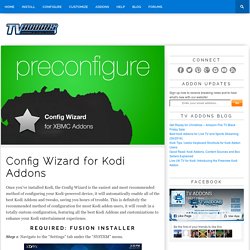 Config Wizard for Unofficial Kodi Addons