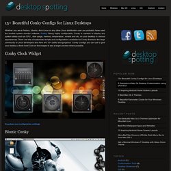 17 Best Conky Configs for Linux Desktops
