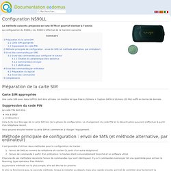 Configuration NS90LL - Documentation eedomus