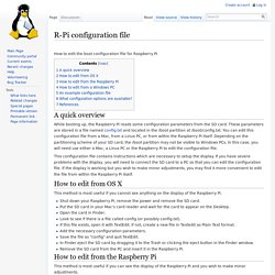 R-Pi configuration file